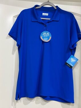 Columbia women’s Blue UPF 50 Polo Shirt
